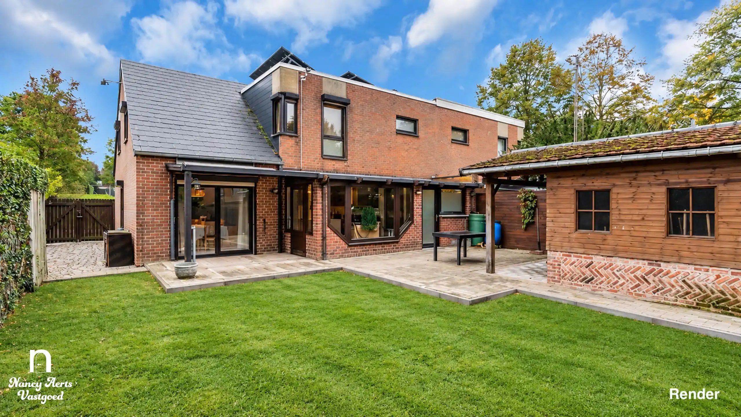 Halfopen gezinswoning met 3 slaapkamers en zonnige tuin foto 2