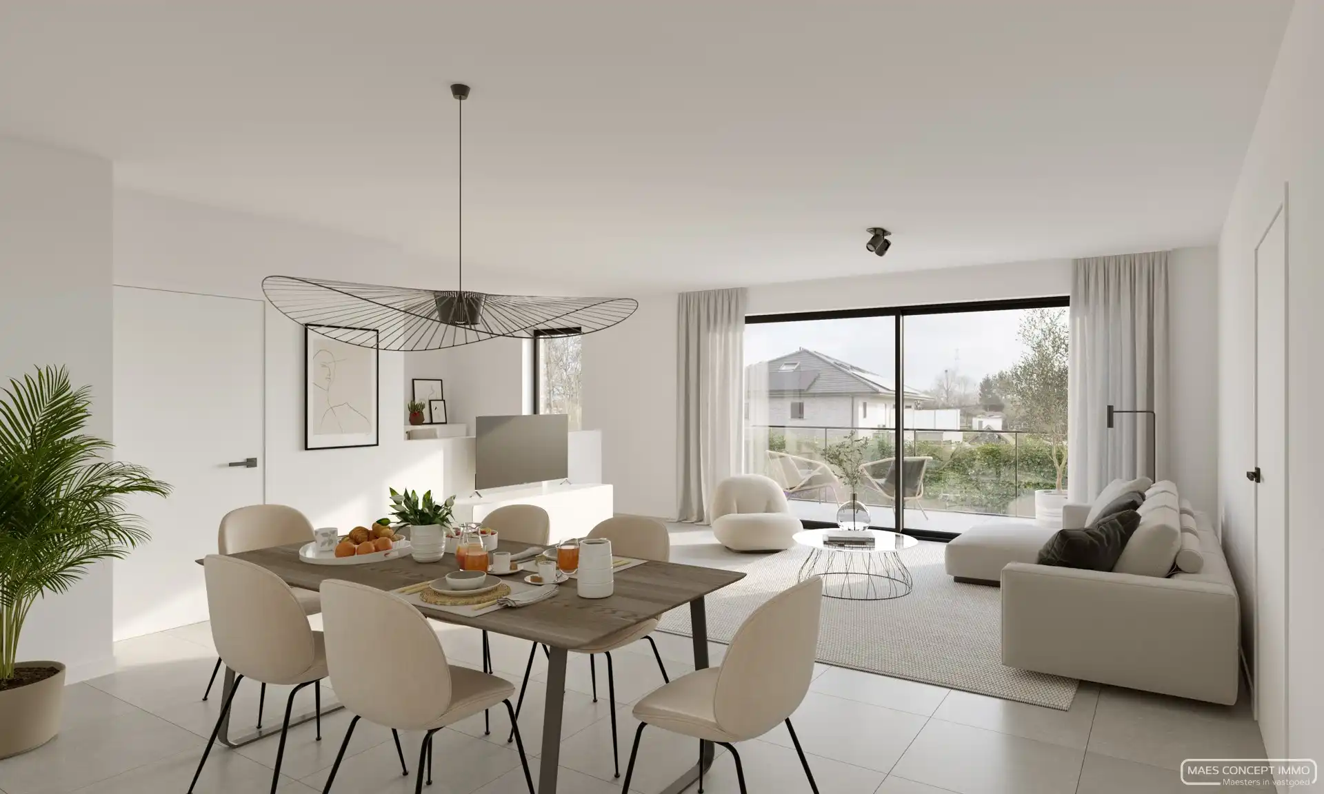 Penthouse 130 m2 met 2 ruime terrassen in centrum Anzegem foto 3