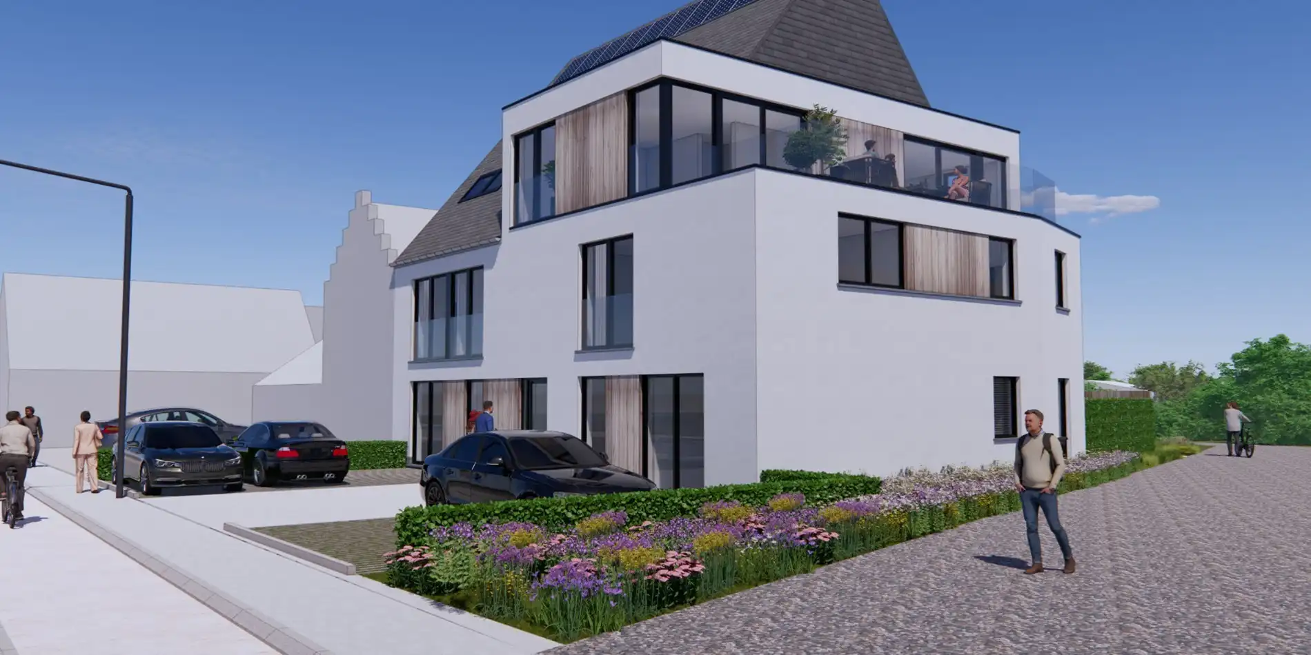 Nieuwbouwappartement met 2 slaapkamers en terras. foto 8