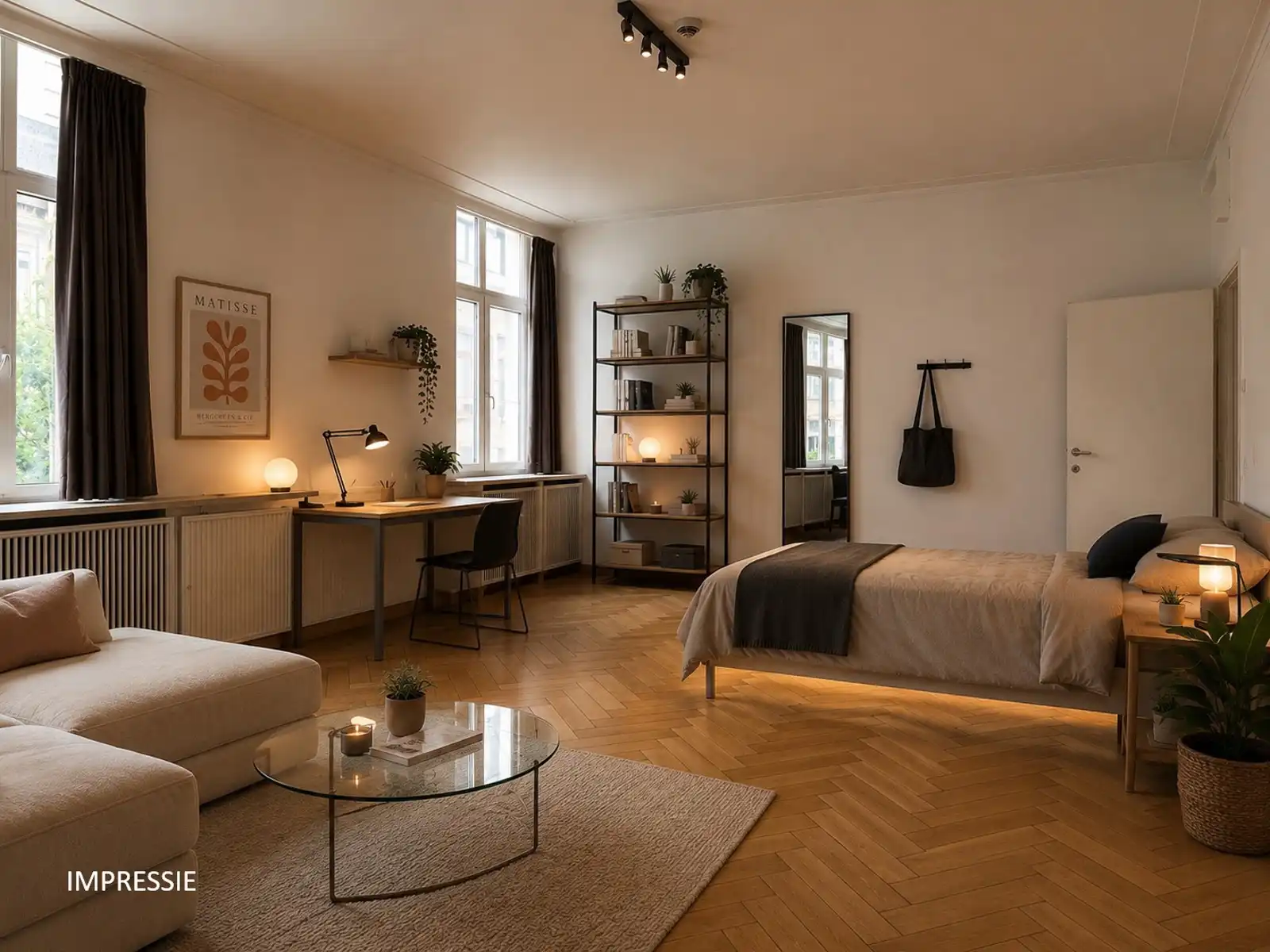 Ruime lichtrijke studentenkamer 42m² foto 3