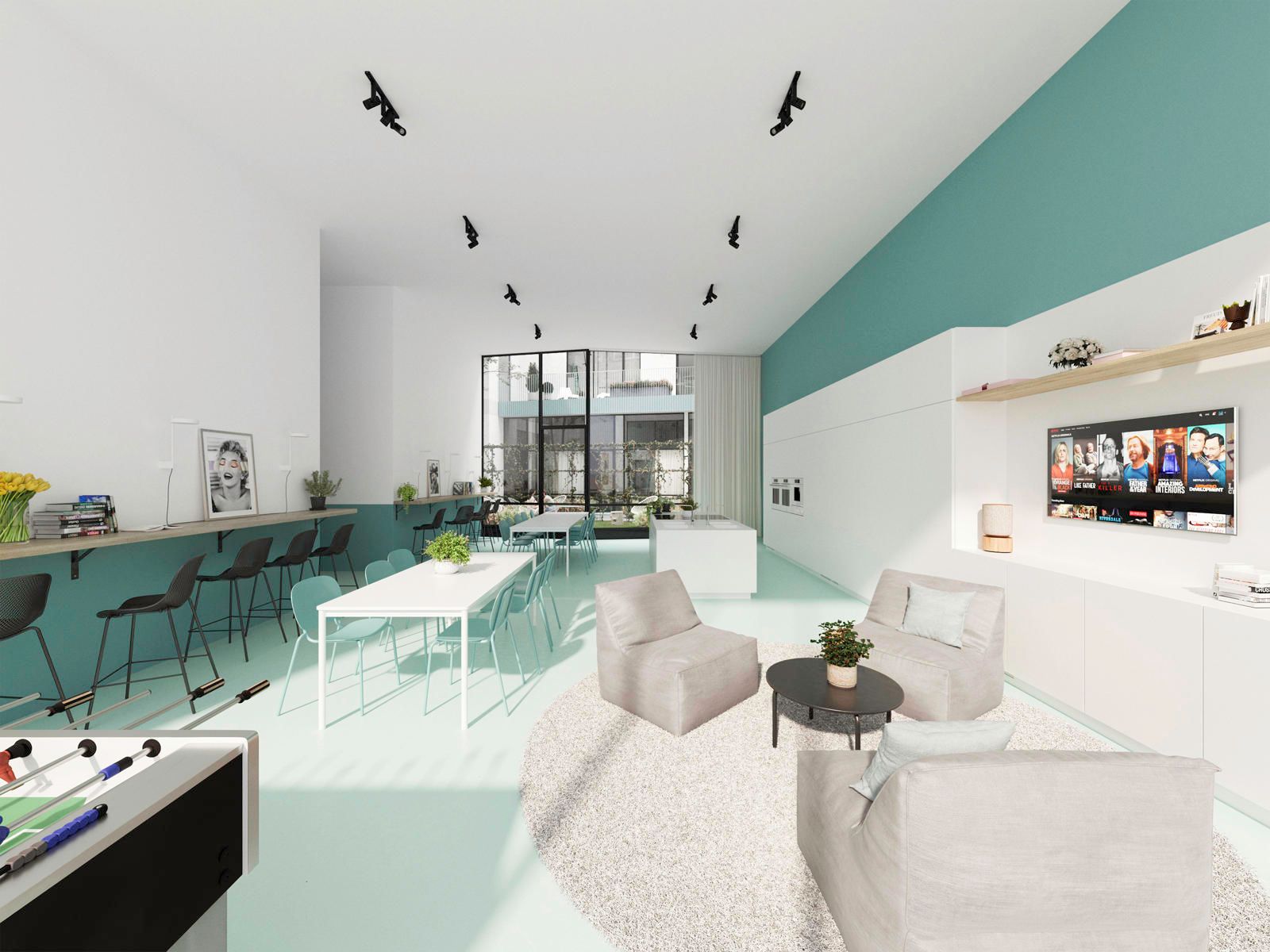 Trendy studentenkamer in hartje Kortrijk! foto {{pictureIndex}}