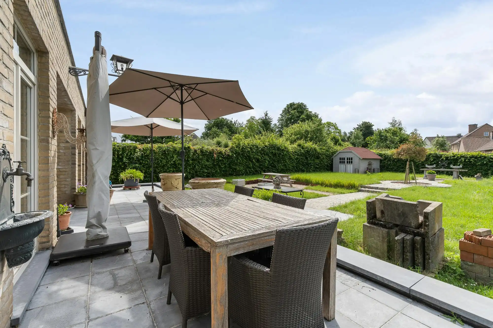 Exclusieve villa met polyvalente ruimte te koop in Kobbegem foto 26