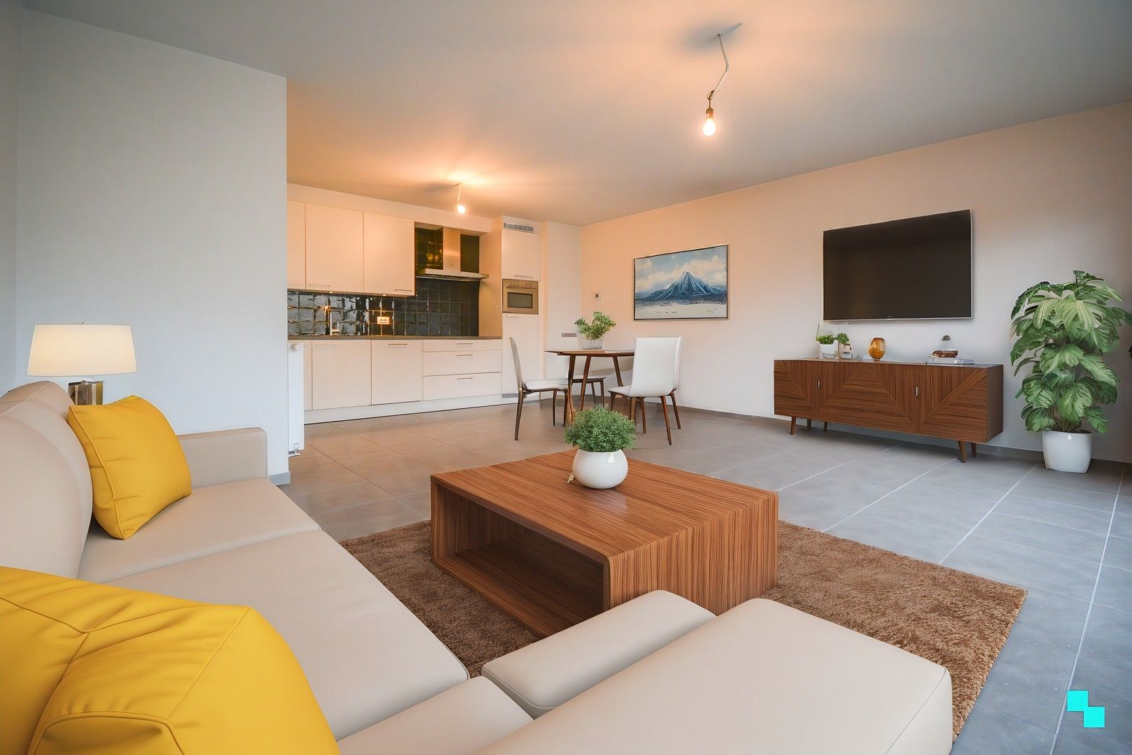 Gunstig gelegen tweeslaapkamer appartement foto {{pictureIndex}}