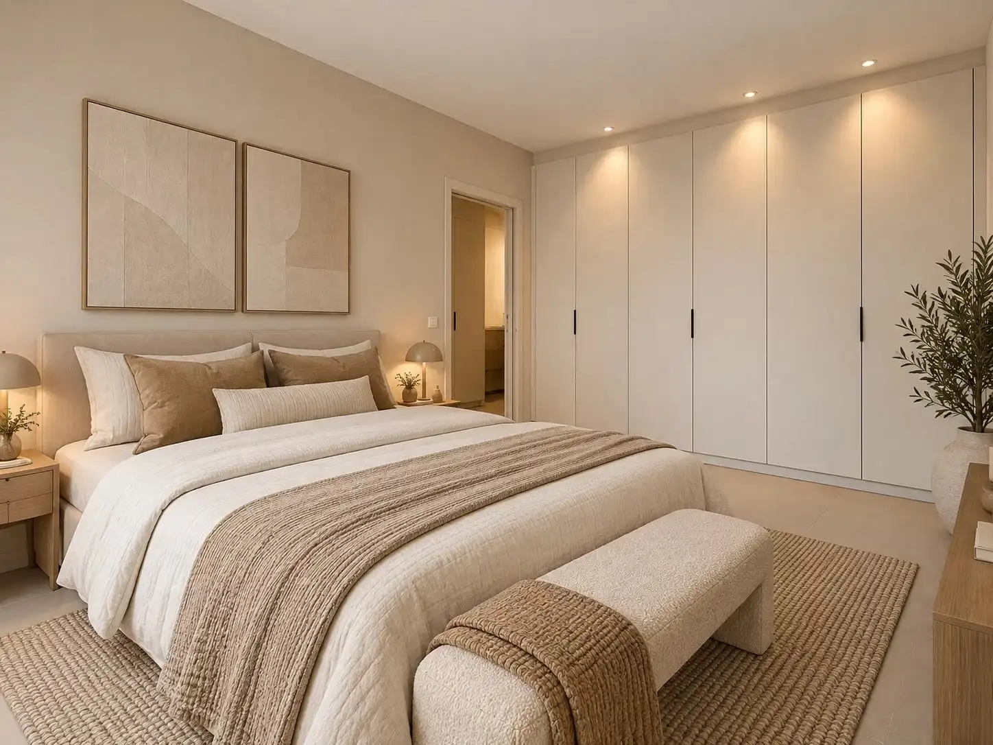 Luxueus en modern afgewerkt gelijkvloers appartement met tuin en 1 slaapkamer. foto 10