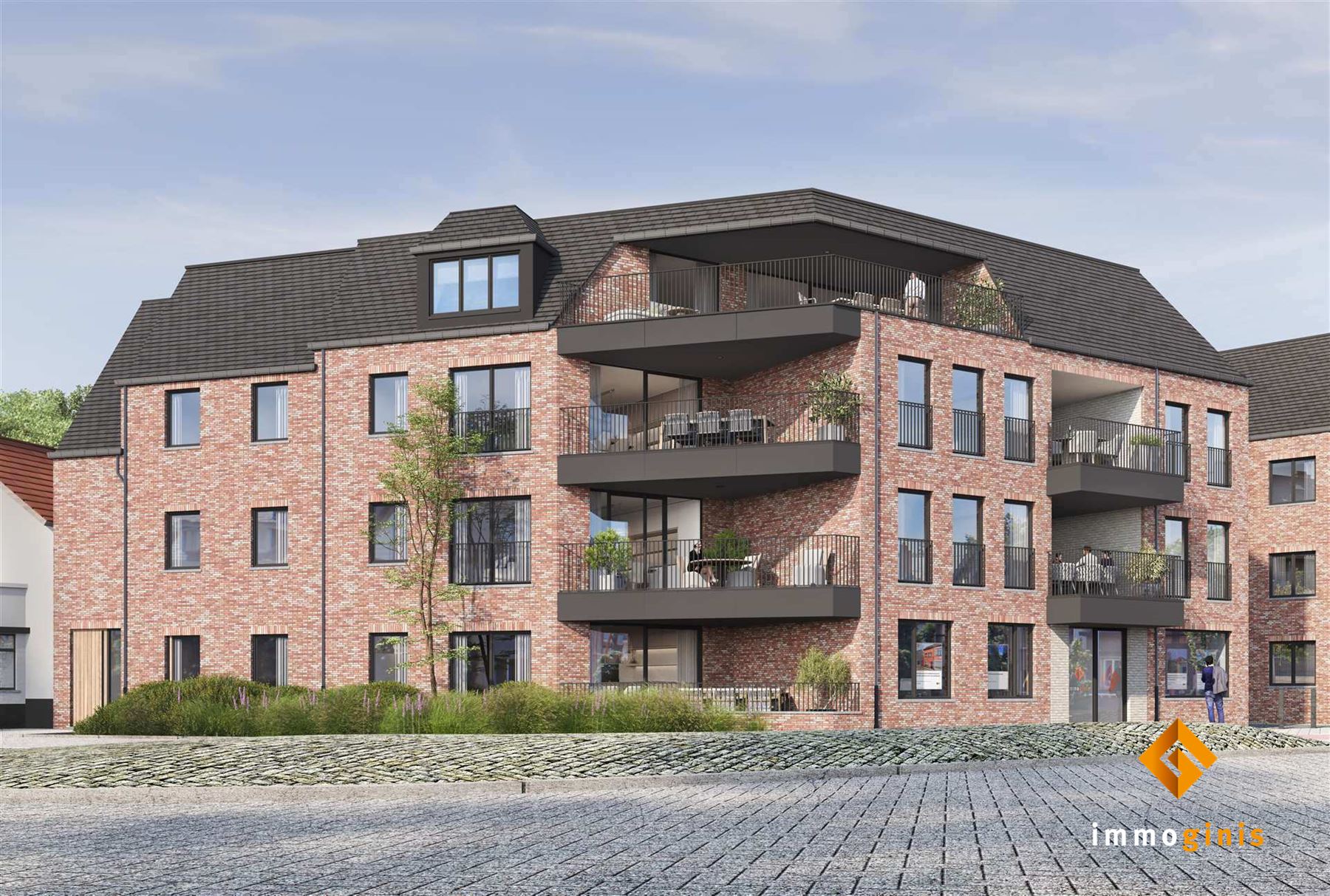 PENTHOUSE (derde verdieping) met 2 slaapkamers en terras van 17,08 m²!  foto 9