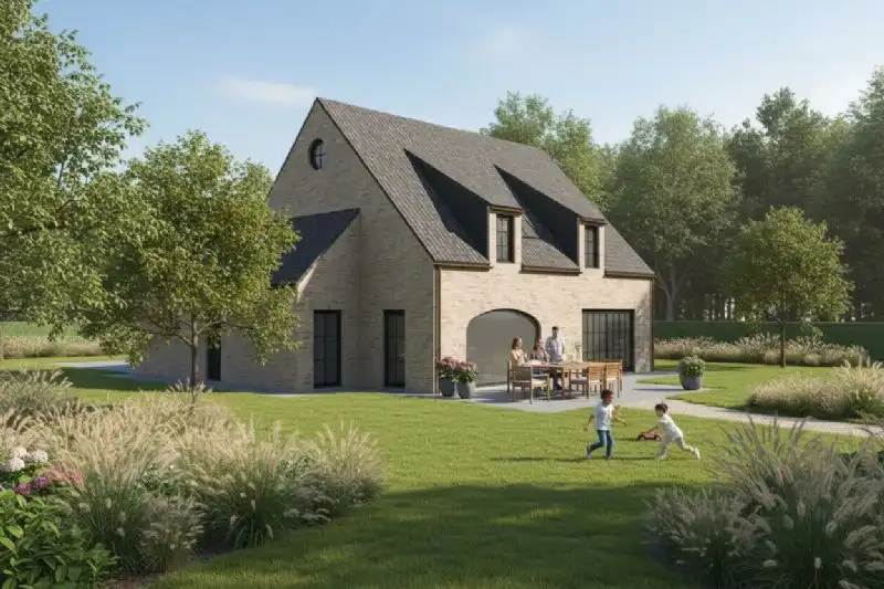 Nieuw te bouwen alleenstaande woning te Deinze (Astene). foto 2