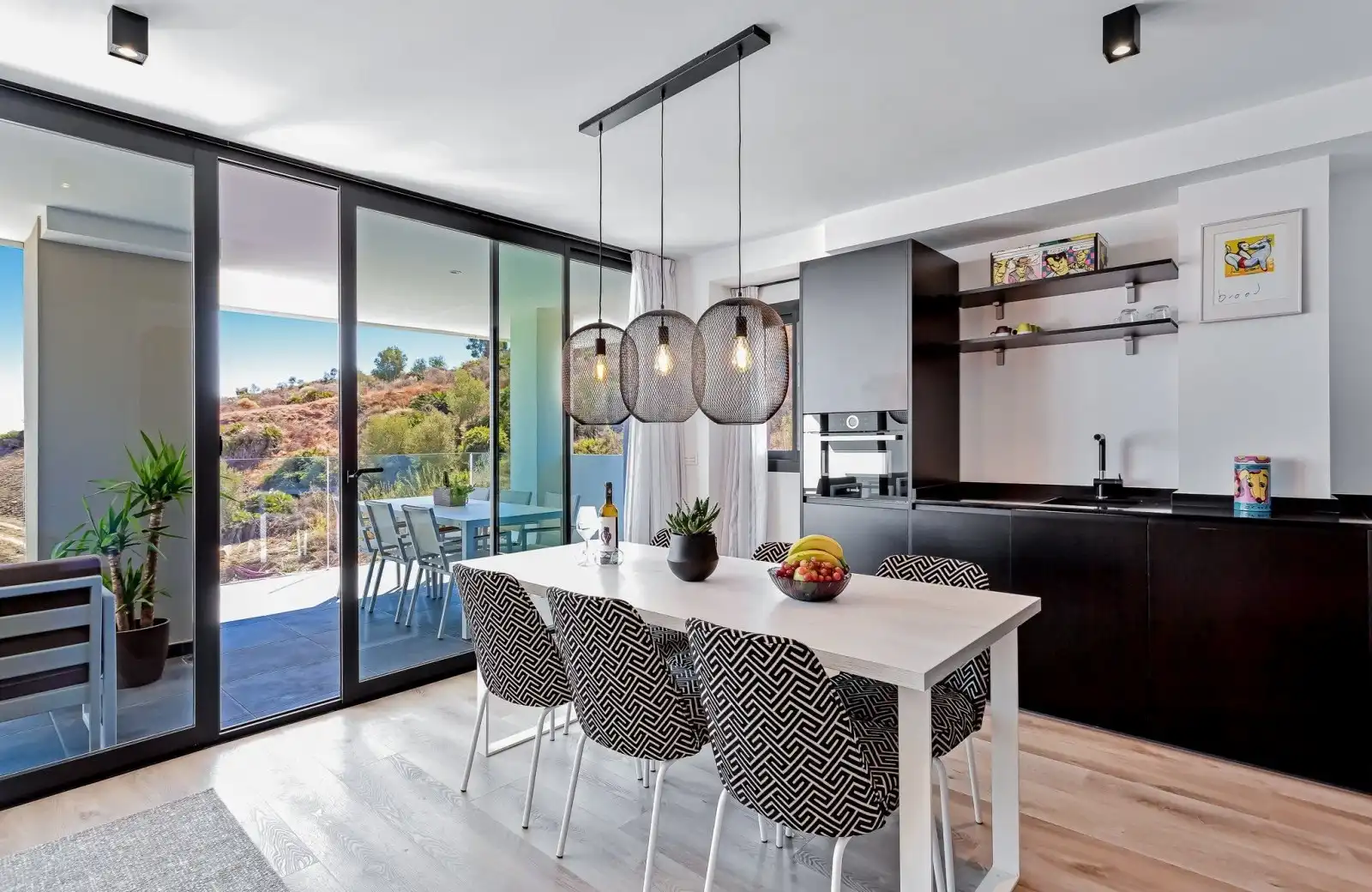 Hoek appartement 3 of 4 slpks te Mijas (Malaga) Spanje foto {{pictureIndex}}