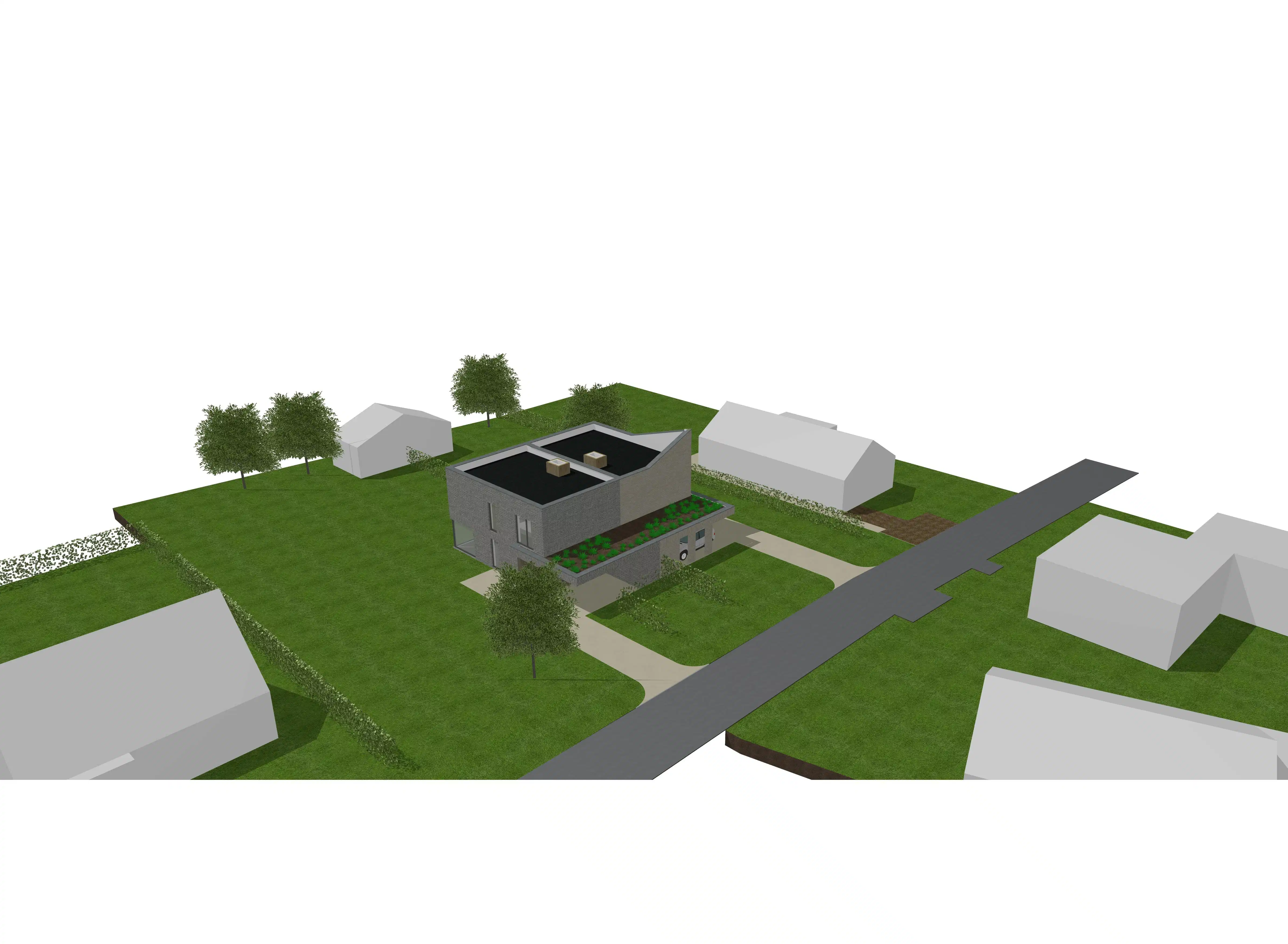 Bouwgrond (1.297m²) te koop voor halfopen bebouwing te Sijsele (Damme) foto 5