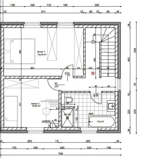 Nieuw te bouwen halfopen woning te Bekegem. foto 4