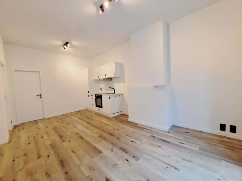 Vernieuwd 1-slaapkamerappartement met Terras te huur in Brugge foto 2