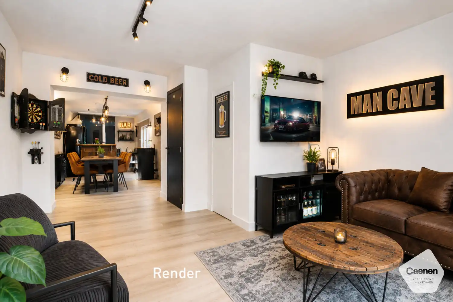 Ruime half-open woning met 4 slaapkamers, muziekstudio/hobbyruimte, garage en leuke tuin foto 3