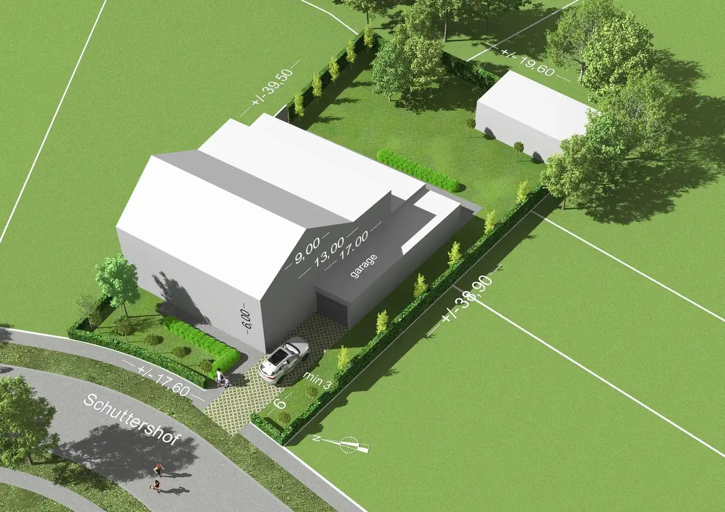 Bouwgrond halfopen bebouwing op perceel van 699 m² te Berlaar foto 2