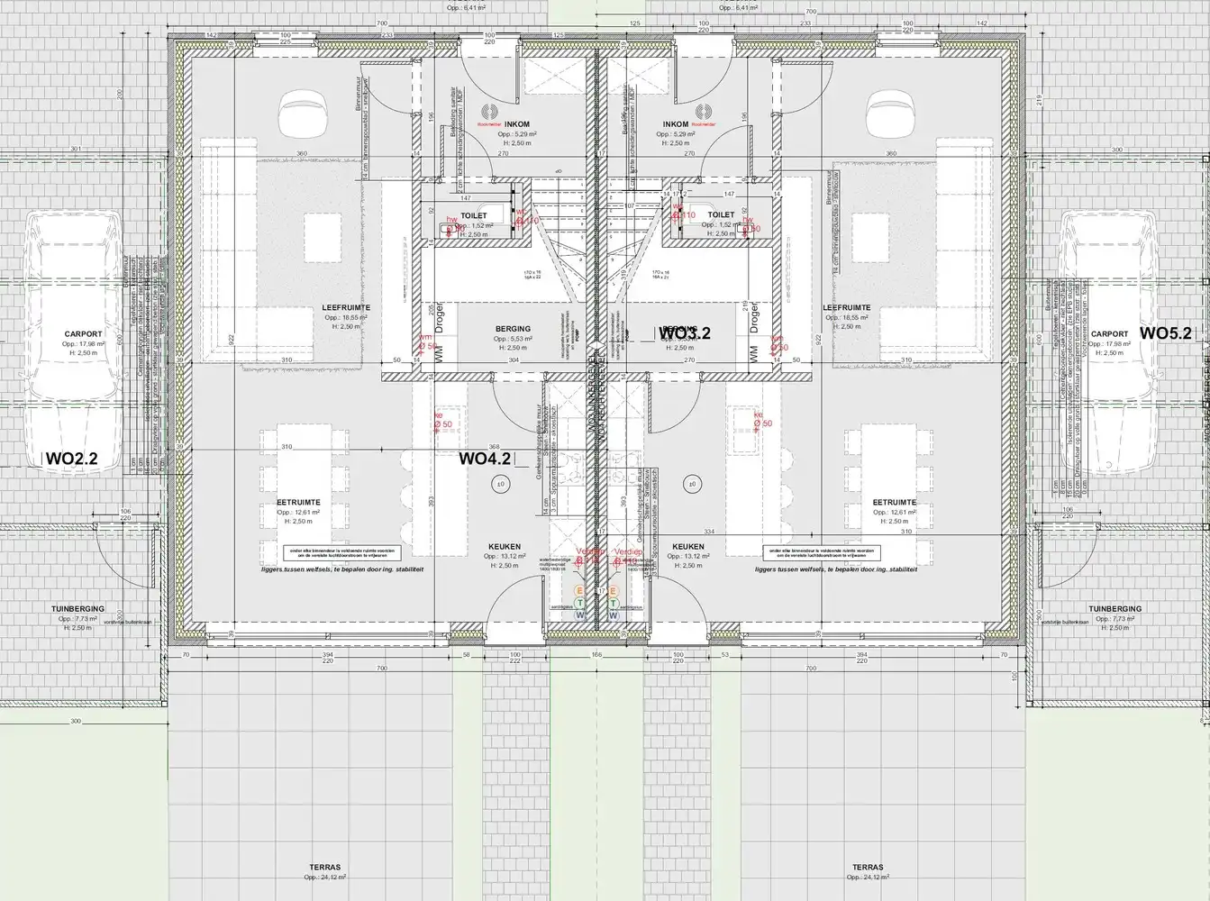 8 moderne nieuwbouwwoningen op percelen van 3 are foto 11