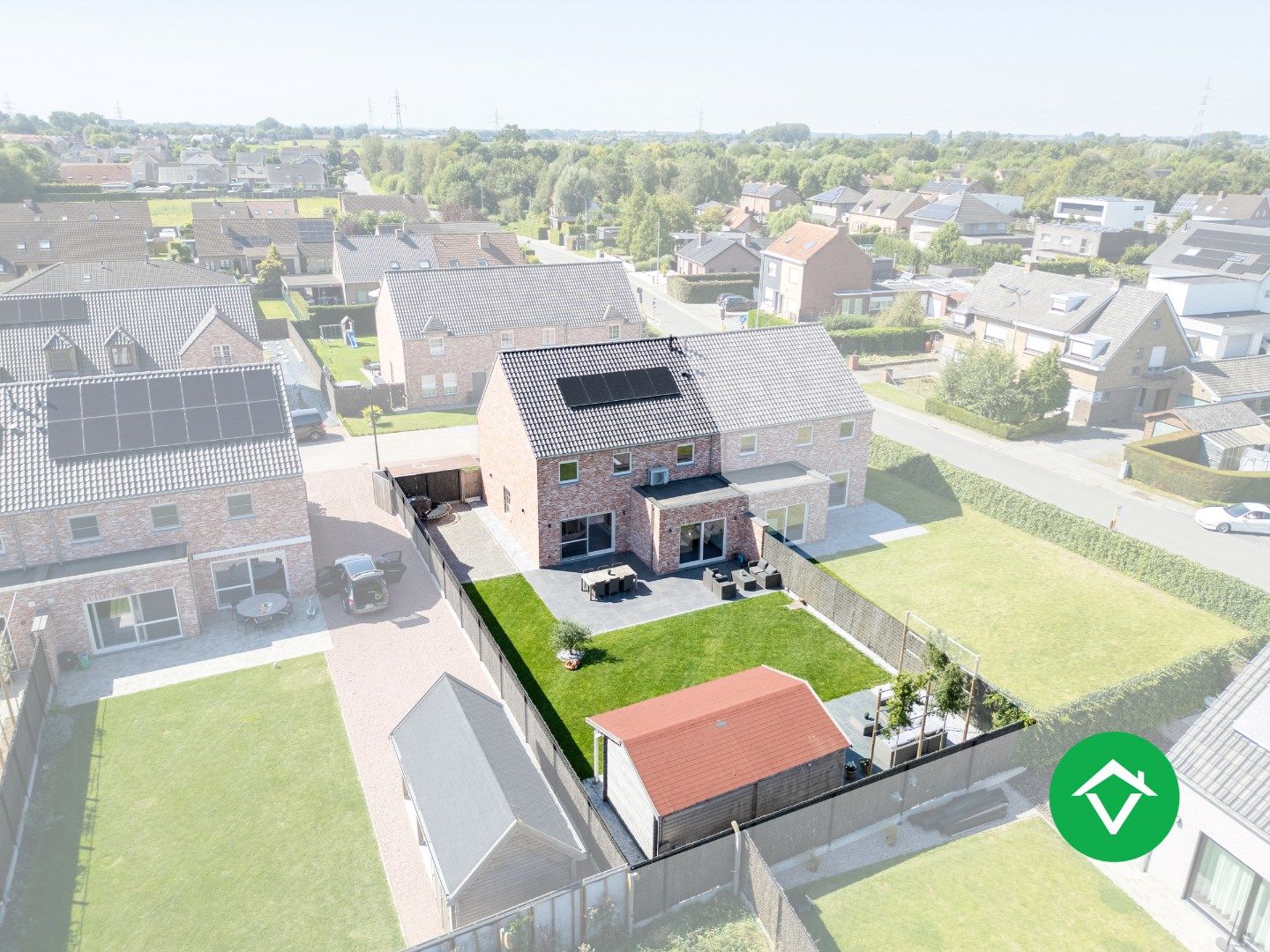 Recente nieuwbouwwoning met vier slaapkamers te Menen foto 24