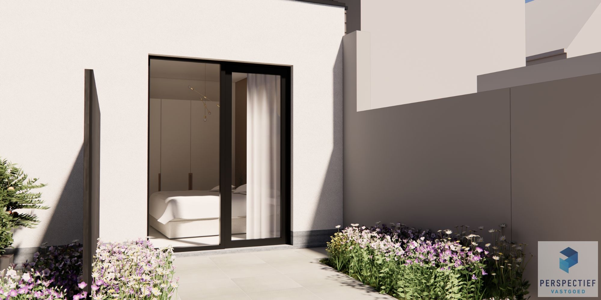 GELIJKVLOERS NIEUWBOUWAPPARTEMENT met STADSTUIN foto 8