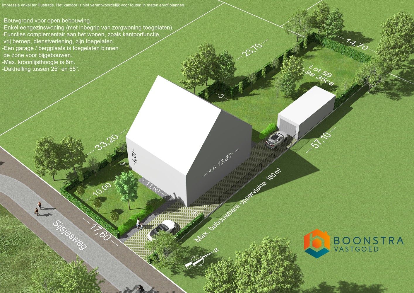 Bouwgrond voor open bebouwing op perceel van 935m² te Keerbergen foto {{pictureIndex}}