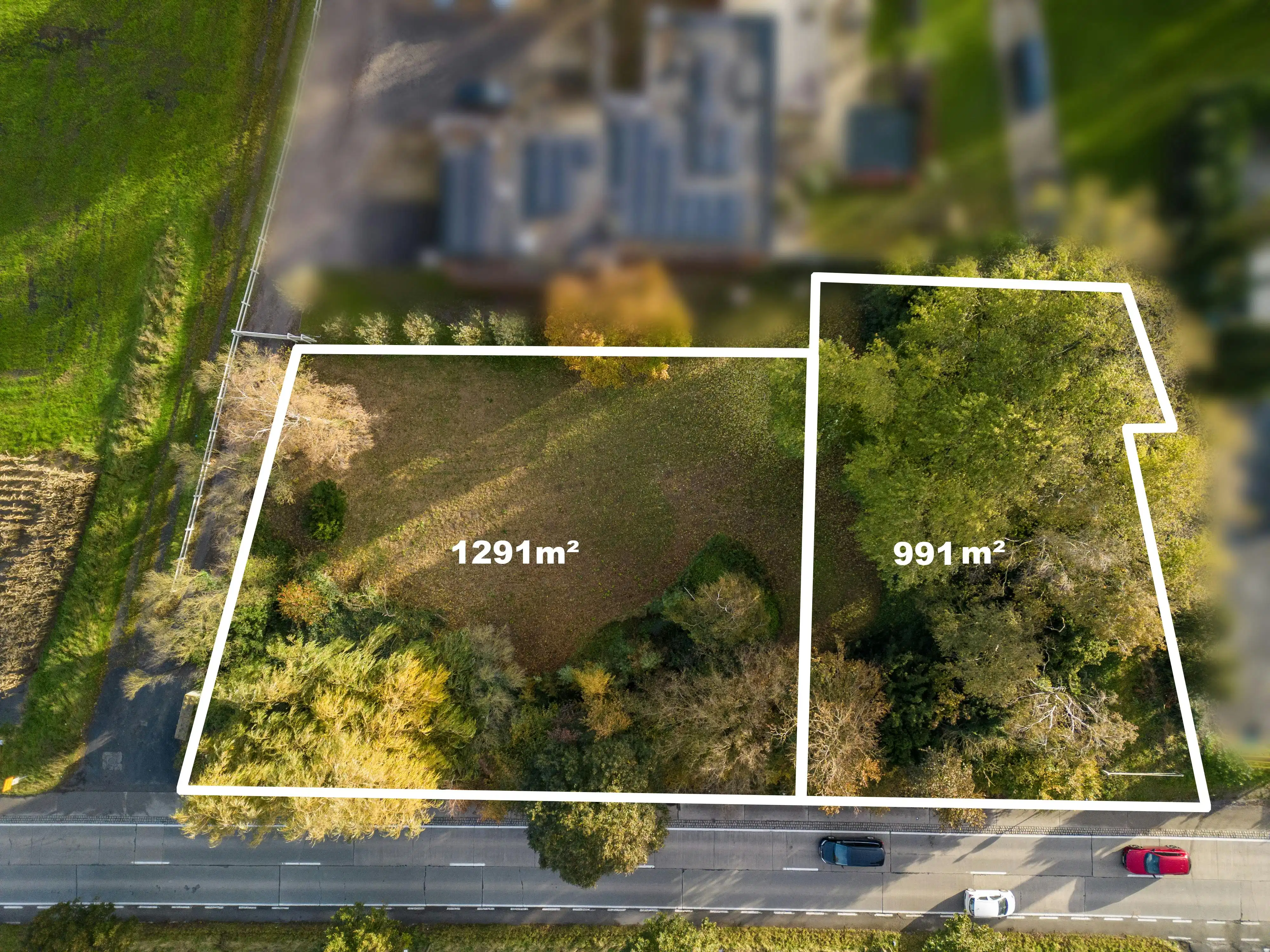 Mooi perceel (bouw)grond (1291m²) te koop in Menen foto {{pictureIndex}}