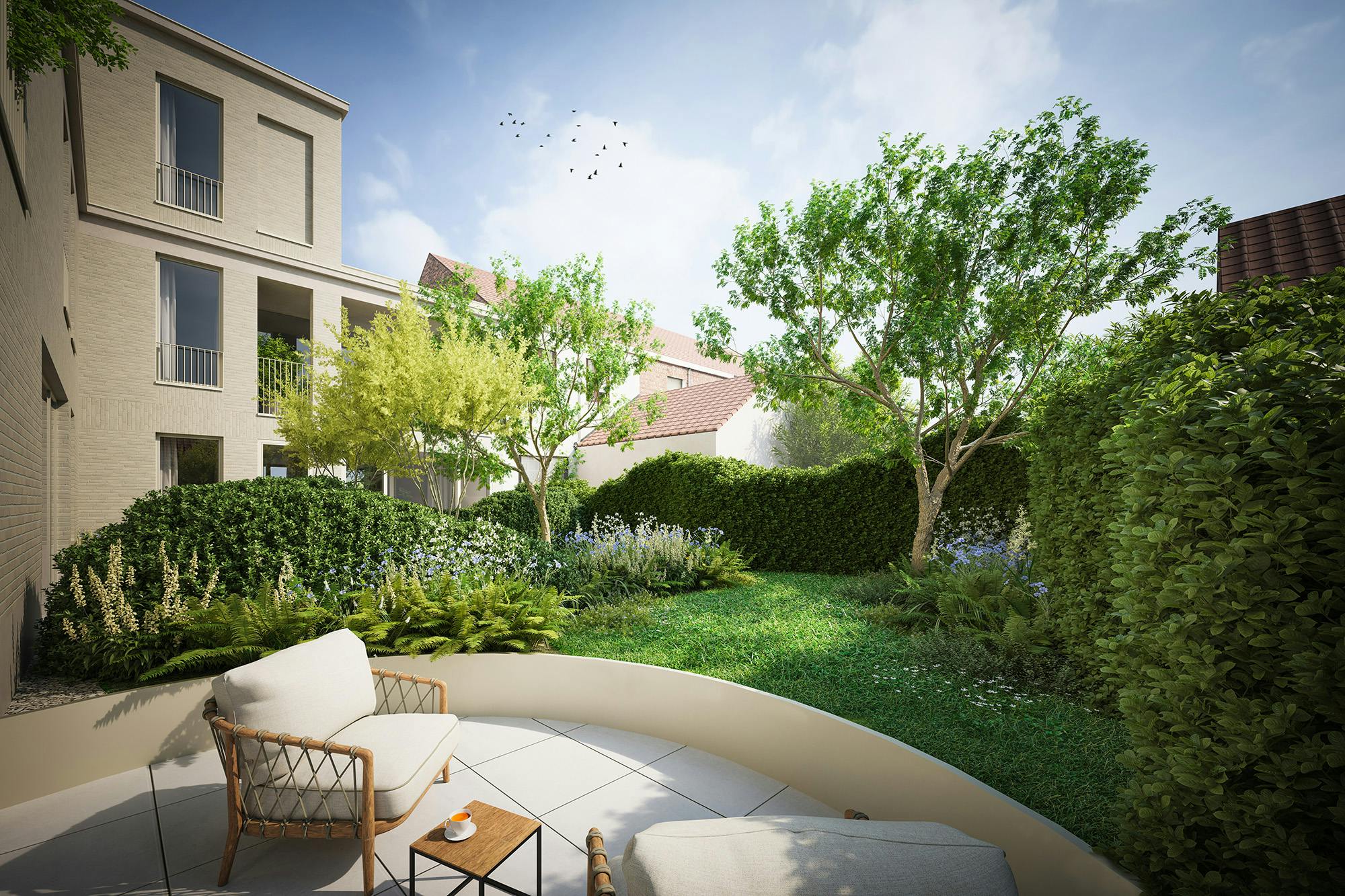 Exclusief tuinappartement in Villa d’Astene nabij Gent foto 5