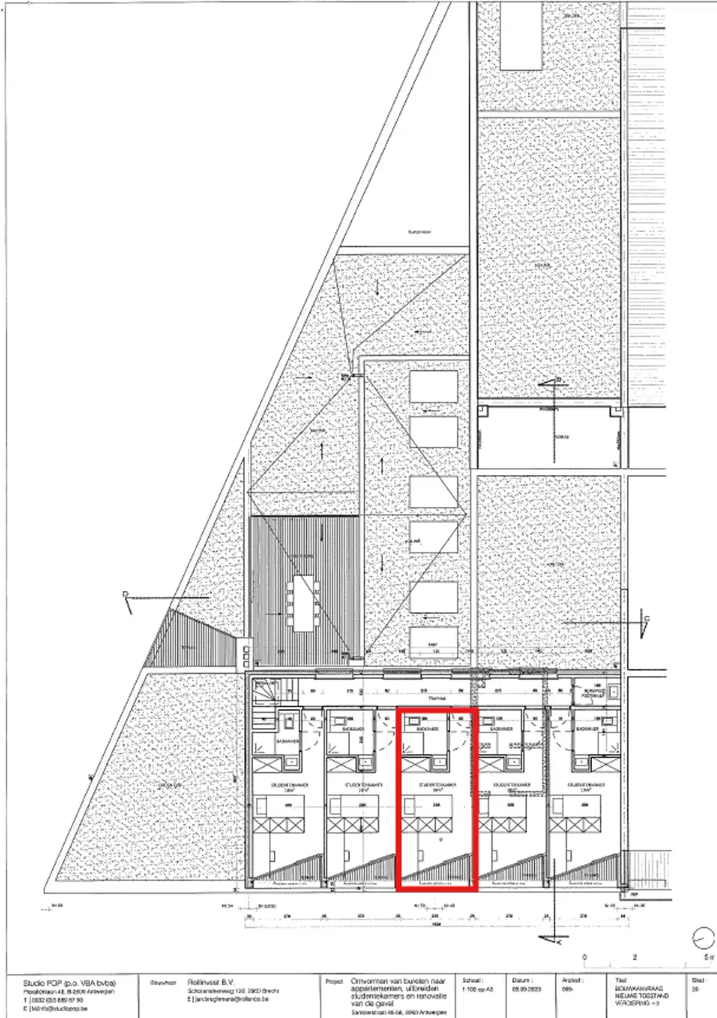 Nieuwbouw Opbrengsteigendom, Studentenkamer op Toplocatie foto 15