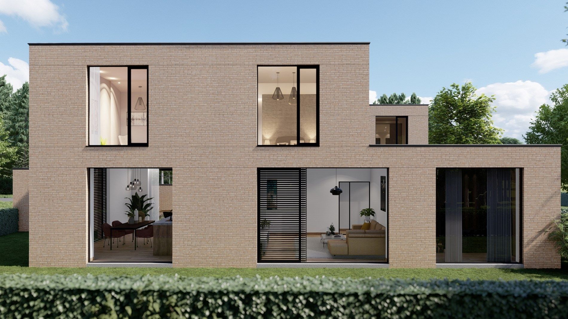 Nieuwbouw villa aan het randje van het prachtige bos te Houthulst foto 1