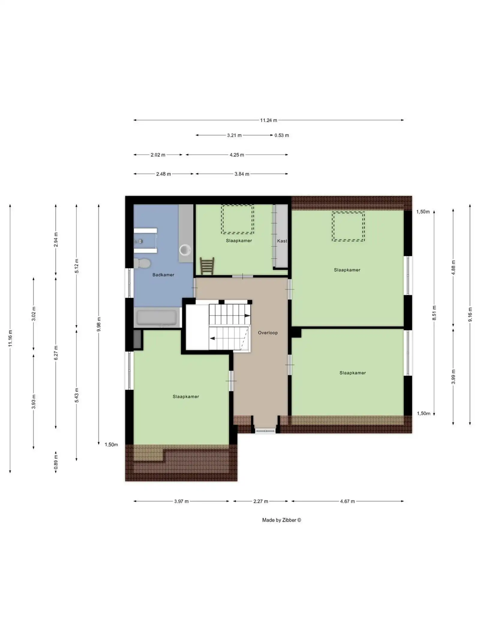 Zeer ruime woning (400m²) met 4 slaapkamers + 2 badkamers  foto 15