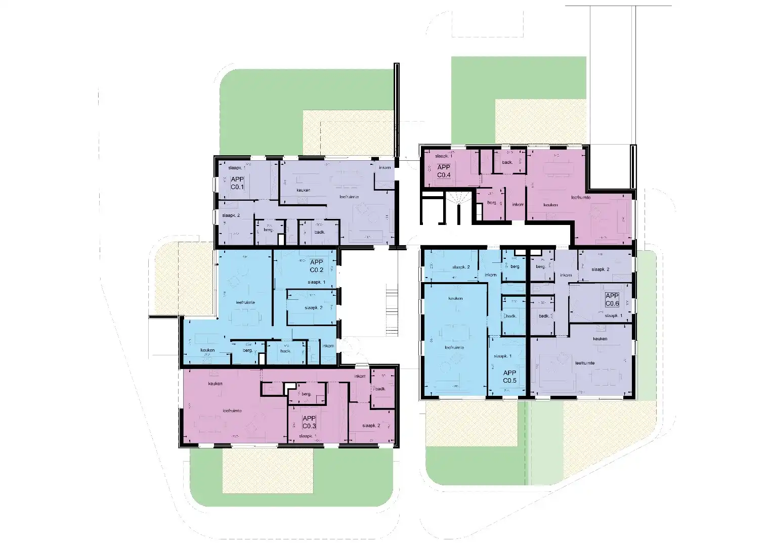 Gelijkvloers nieuwbouwappartement met twee slaapkamers en tuin  foto 5