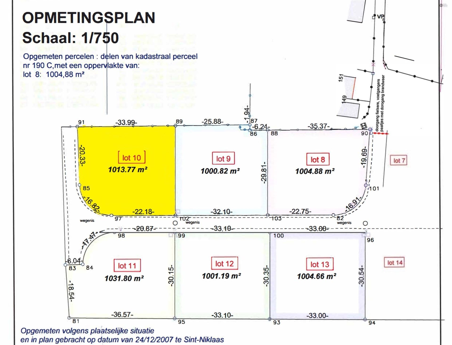 Bouwgrond van 1.014m² - LOT 10 foto 4