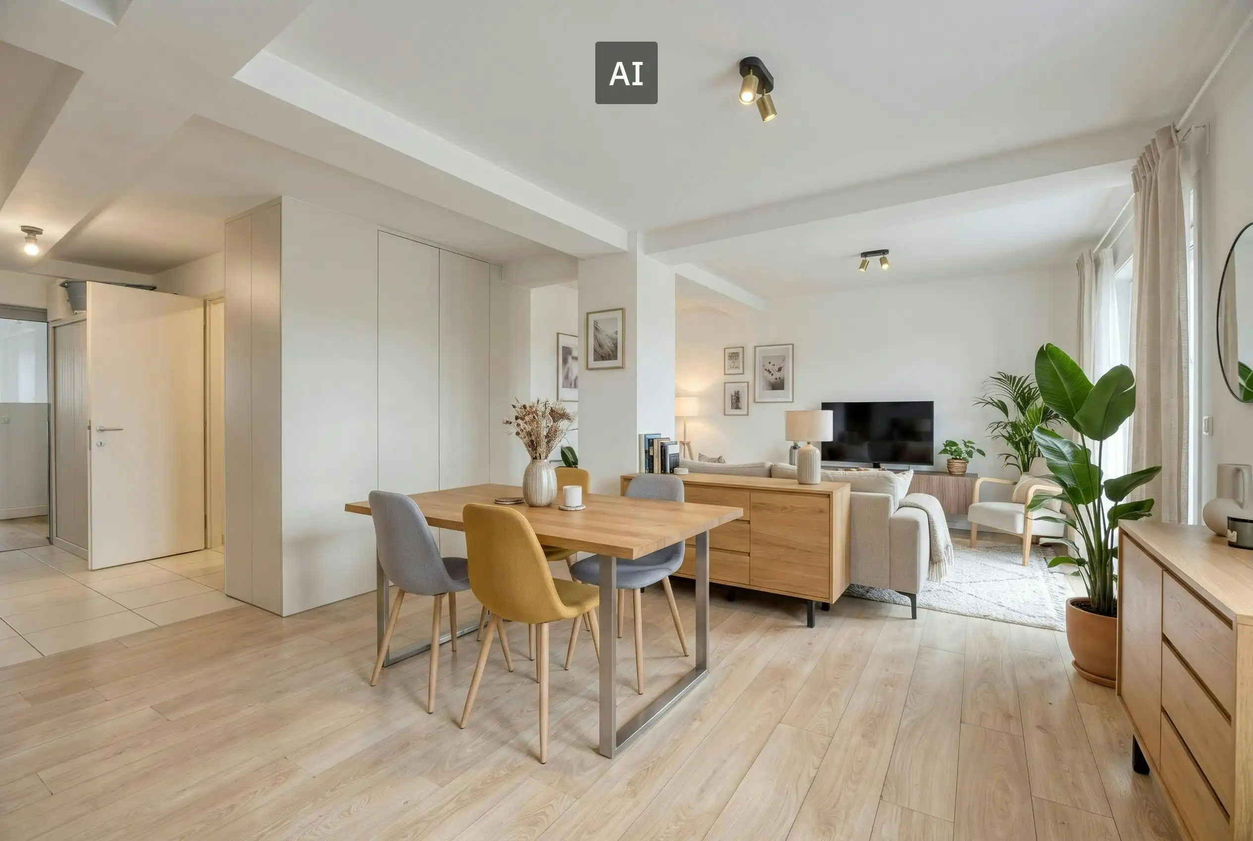 Grote studio te koop met aparte slaapruimte in het centrum  foto 3