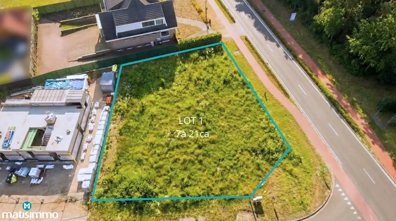 BOUWGROND OP HOEKPERCEEL VOOR OPEN BEBOUWING IN NIEL-BIJ-AS foto 6