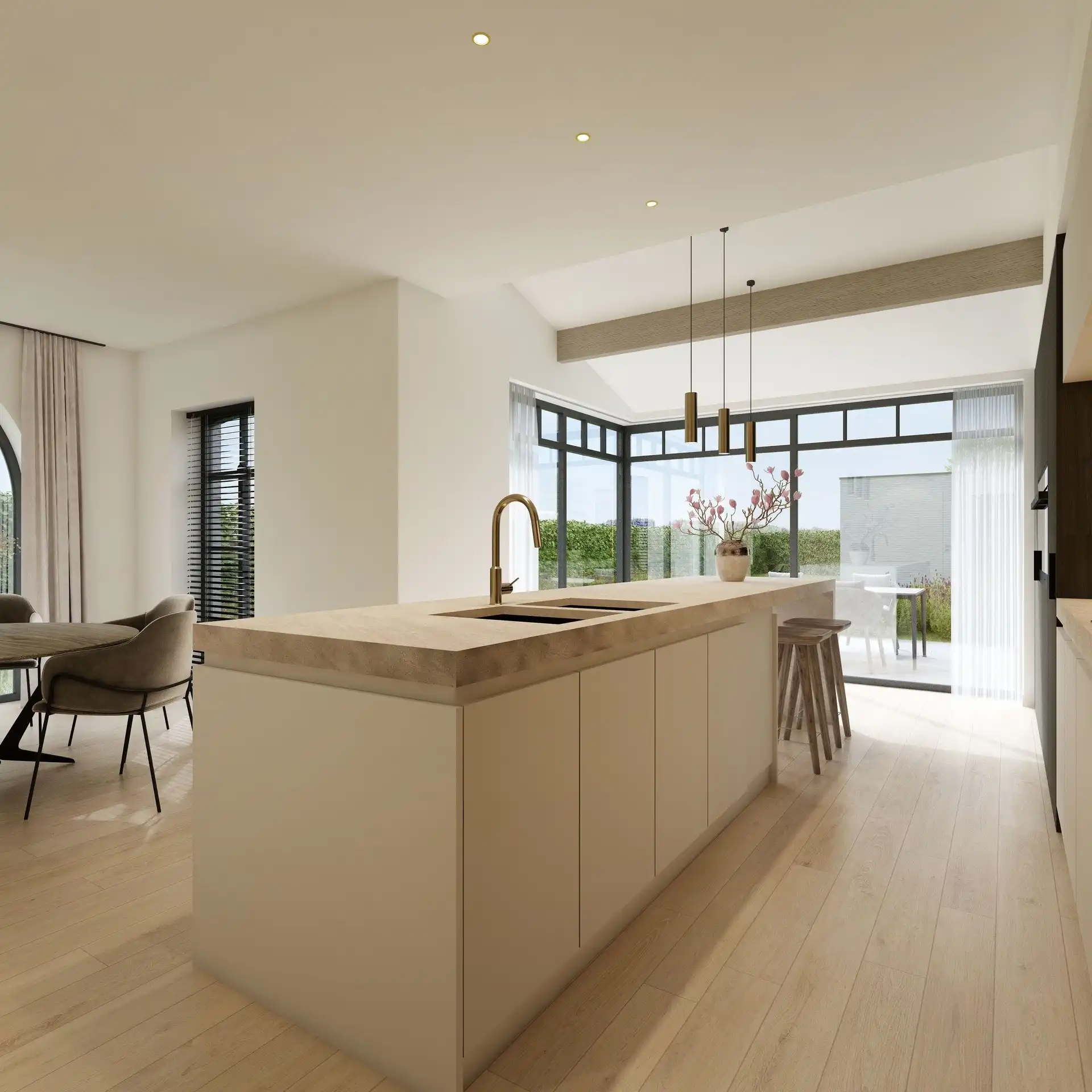 gesloten nieuwbouwwoning - Landelijke stijl foto 10