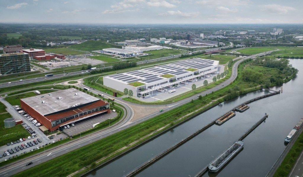 Logistieke loods te huur in Ghent Gateway op Eilandje Zwijnaarde foto 2