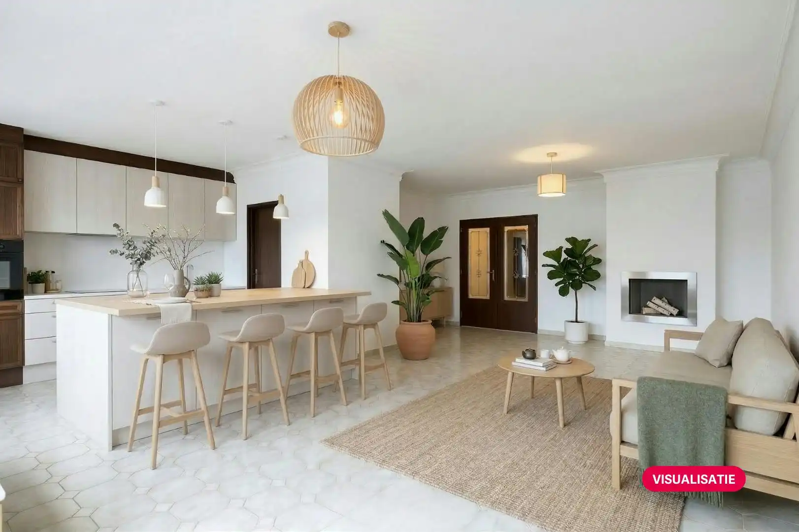 Appartement te koop in Hoboken met 2 slaapkamers, terras en autostaanplaats. foto {{pictureIndex}}