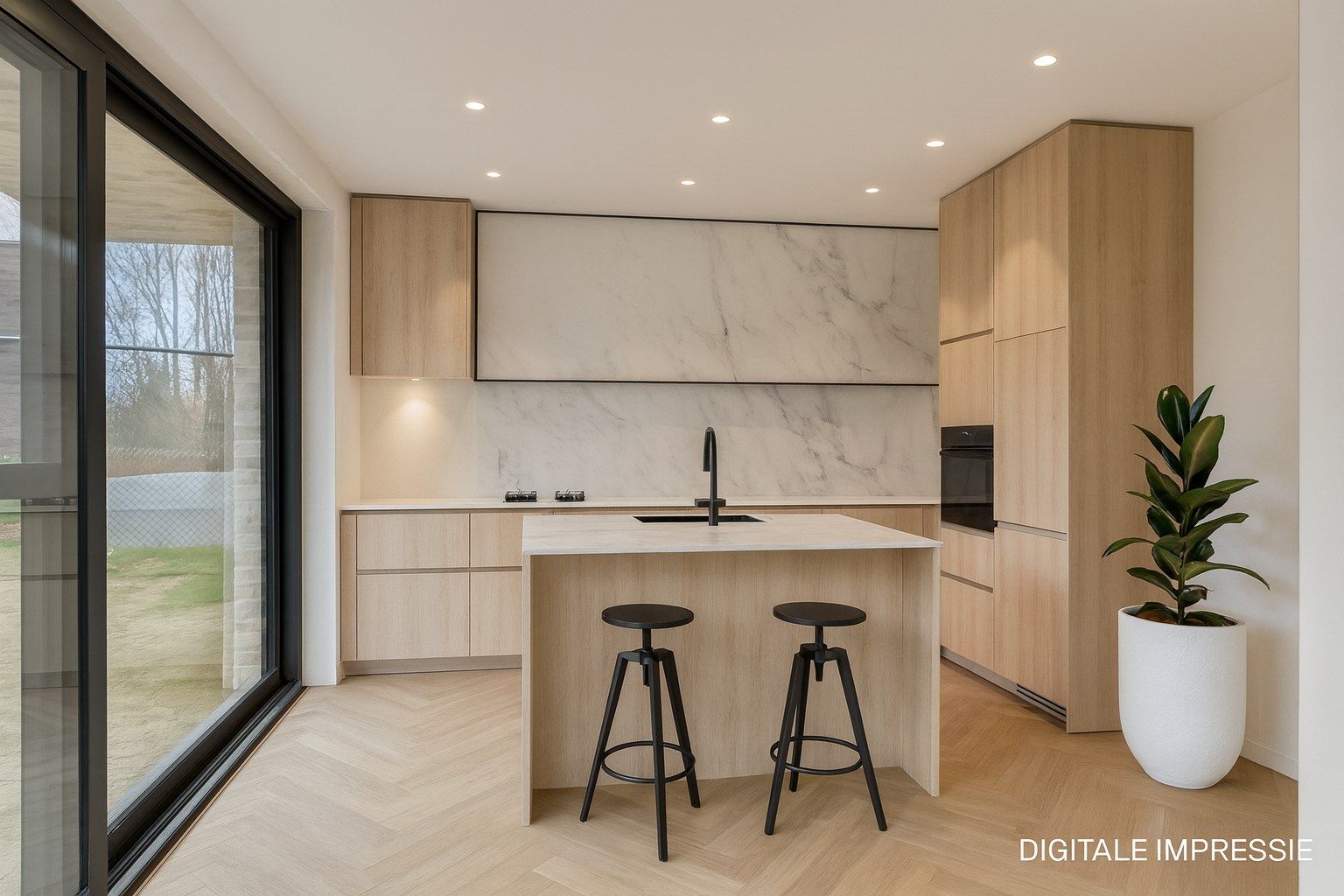 Duurzame BEN-nieuwbouwwoning casco+ met 4 slpk en zuidgerichte tuin. foto 26