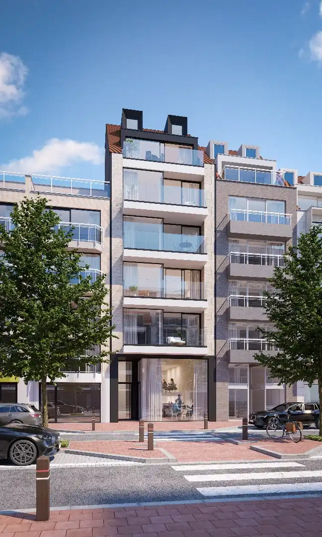Breed nieuwbouwappartement in centrum Knokke foto 2