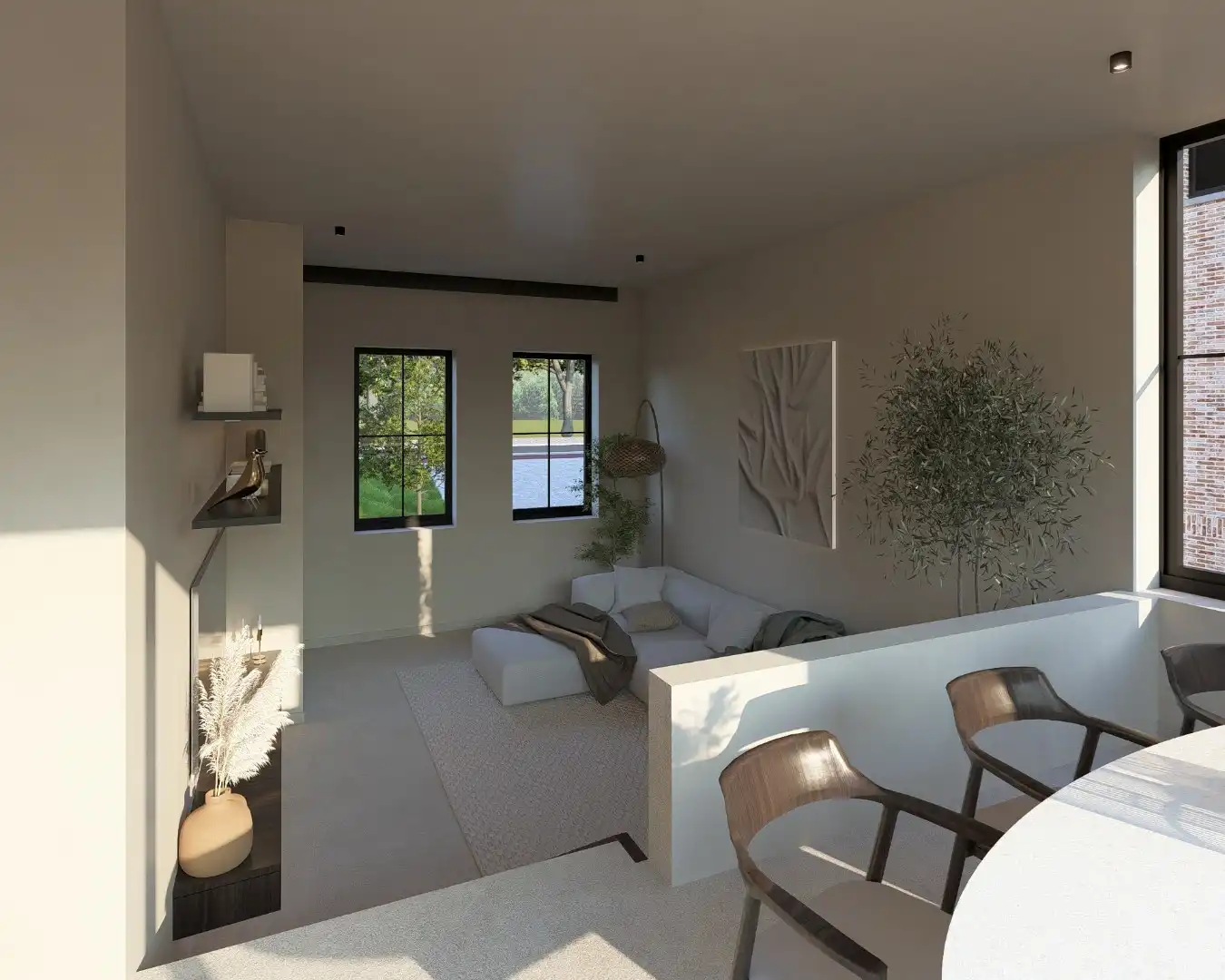 Hoogwaardig afgewerkte halfvrijstaande nieuwbouwwoning op een perceel van 8a42ca te As! foto 8