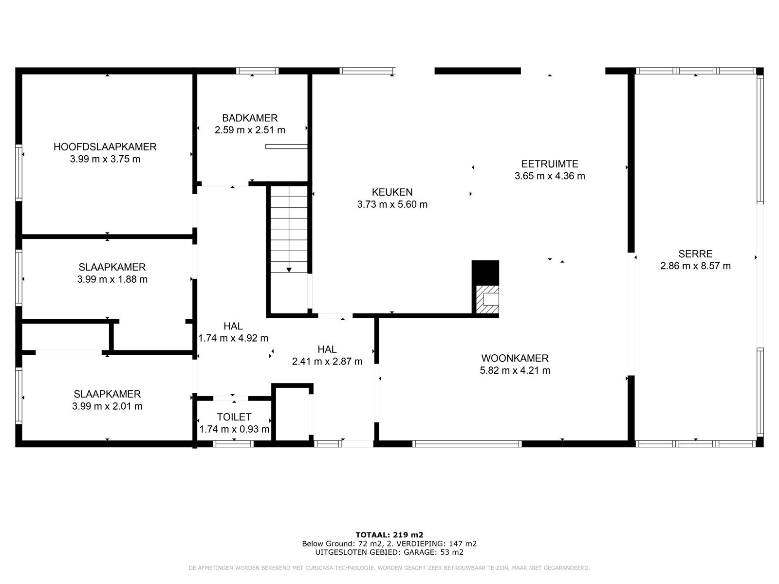 Bungalow-volledig onderkelderd met tuin foto 32