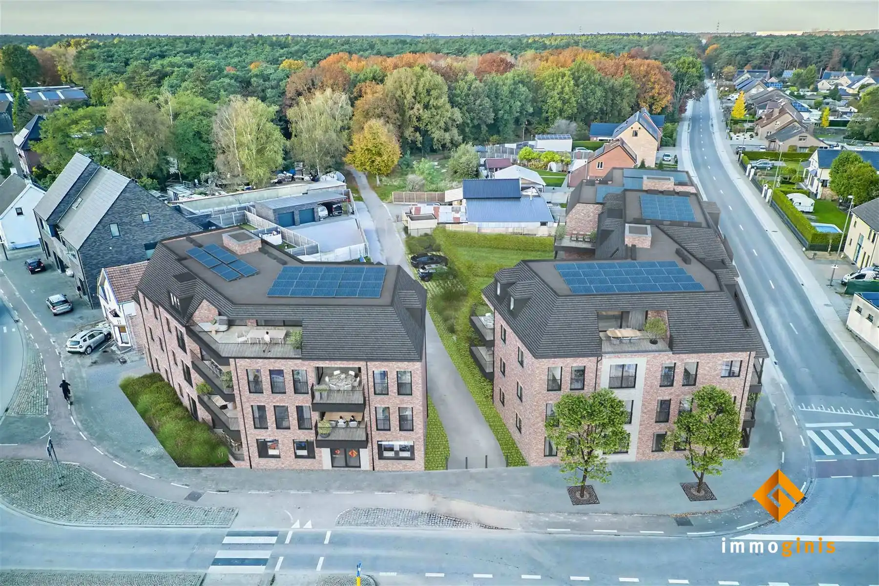 Appartement (tweede verdieping)  met 2 slaapkamers en overdekt terras.  foto 4