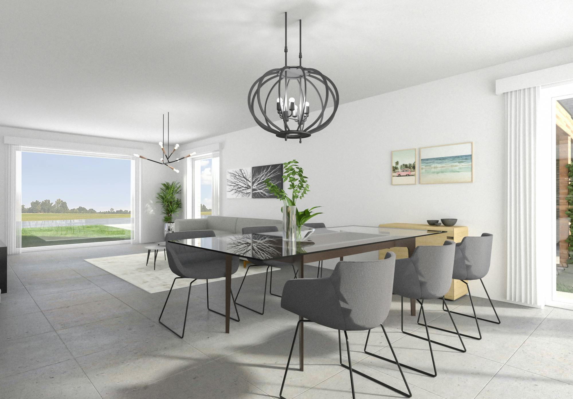 Halfopen nieuwbouwwoningen in centrum Kaprijke foto 4