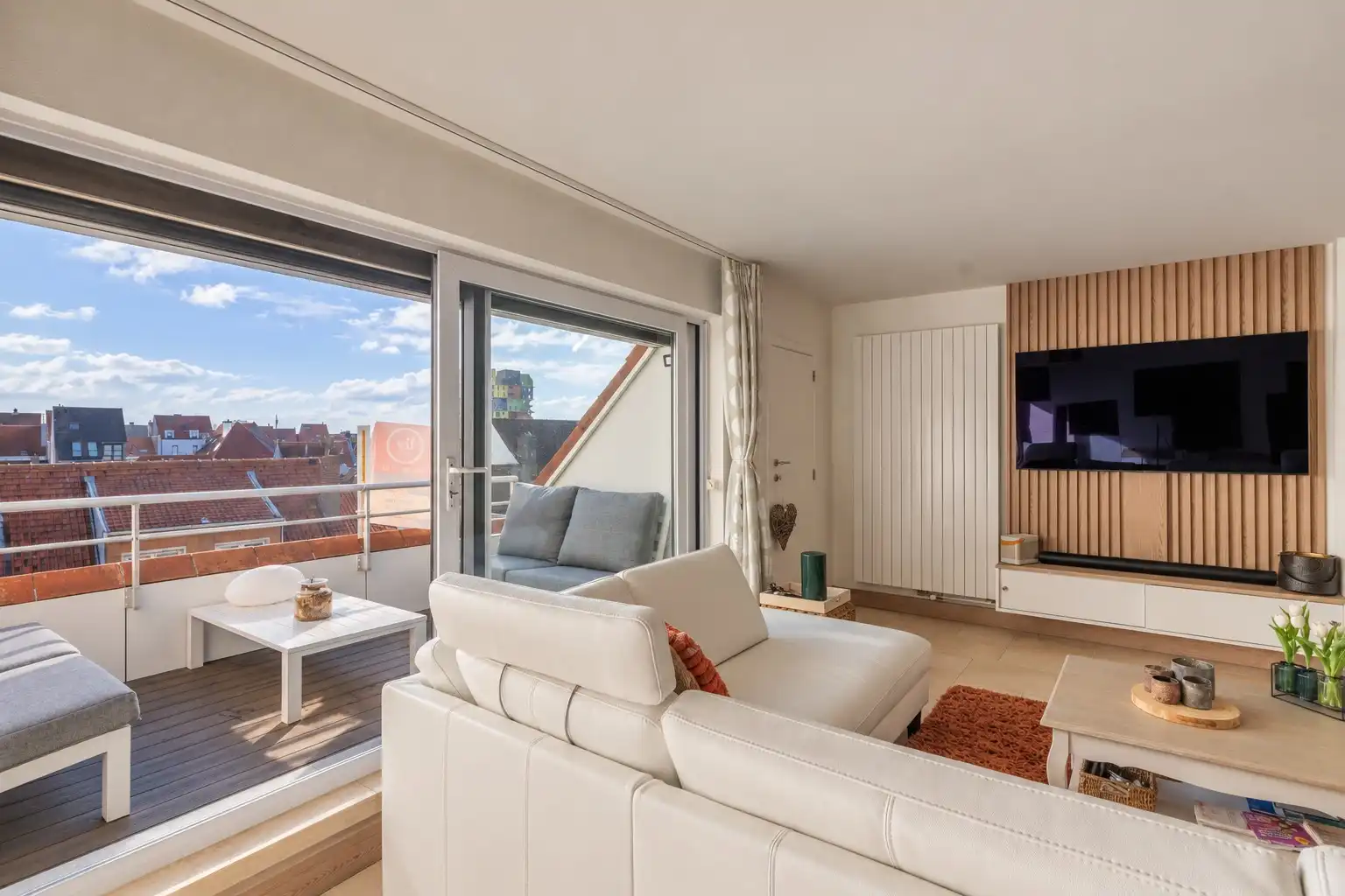 Mooi duplex-appartement met 2 terrassen te Heist foto 4
