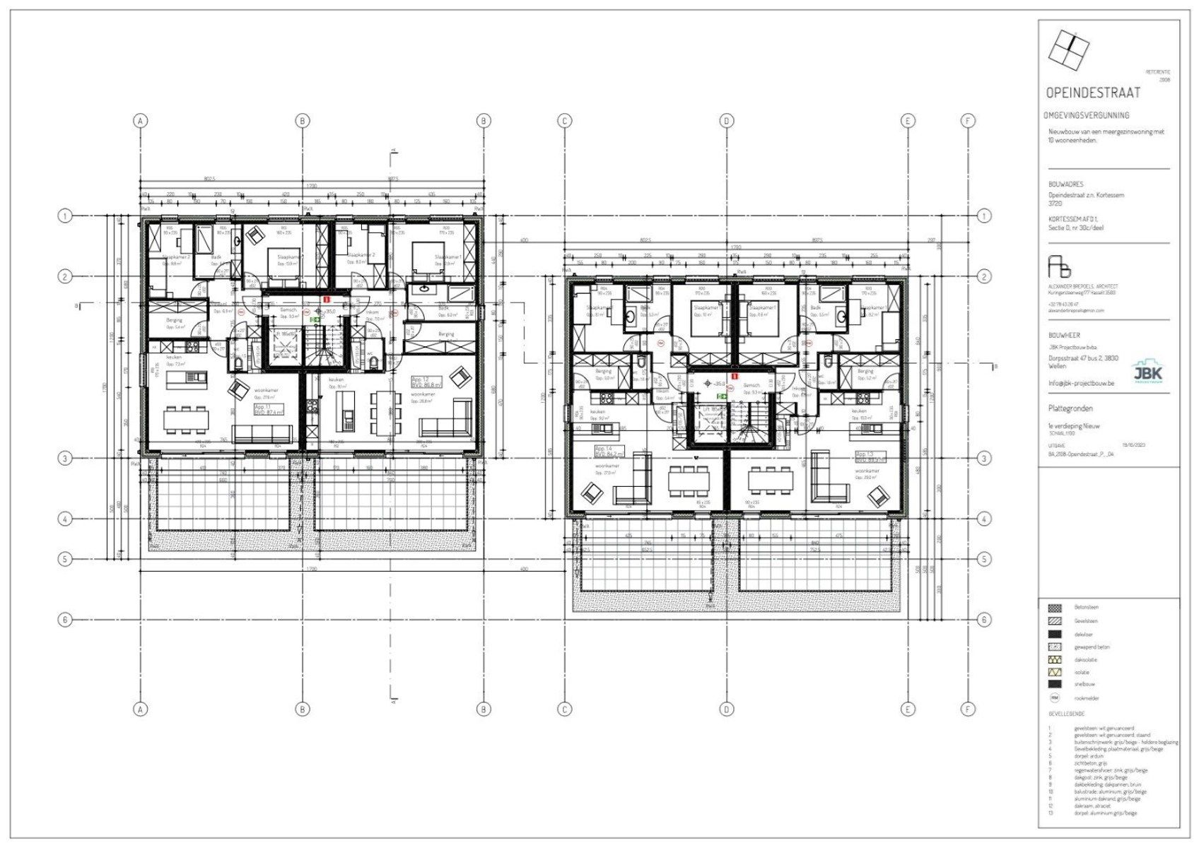 Residentie Van Bellis: Nieuwbouwappartement op de eerste verdieping met 2 slaapkamers in Kortessem, 88 m² bewoonbare oppervlakte en terras van 24 m² inclusief ondergrondse parkeerplaats en berging. foto 6