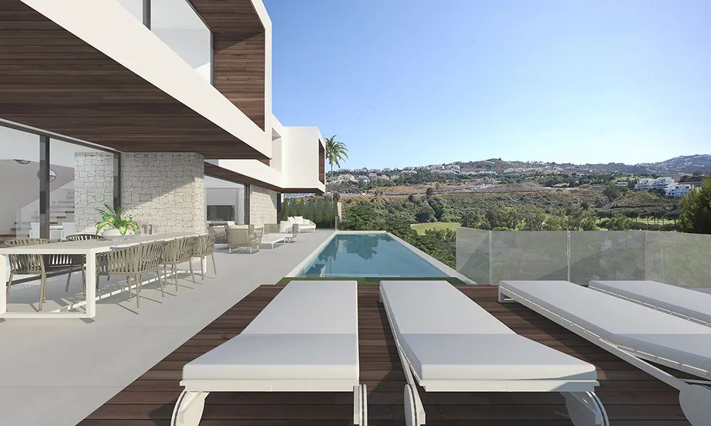 Luxueus wonen te midden van golf en natuur: exclusieve villa in Mijas Costa foto 2