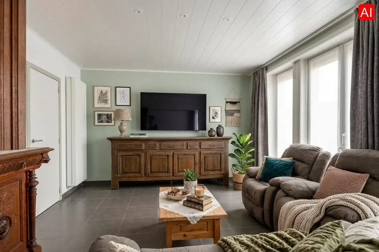 DUPLEX APPARTEMENT (104 m²) MET 2 SLPKS IN HARTJE TIELT foto 2