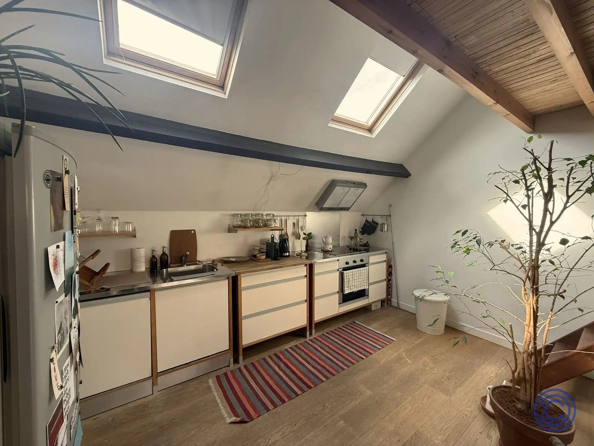 Zonovergoten dakappartement met terras in het midden van Antwerpen! foto 4