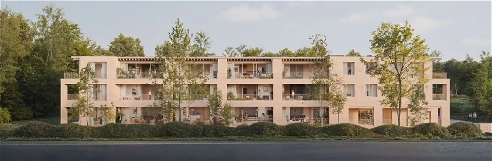 Nieuwbouw gelijkvloers kantoor in project Het Porfier te Sint-Amandsberg foto 11
