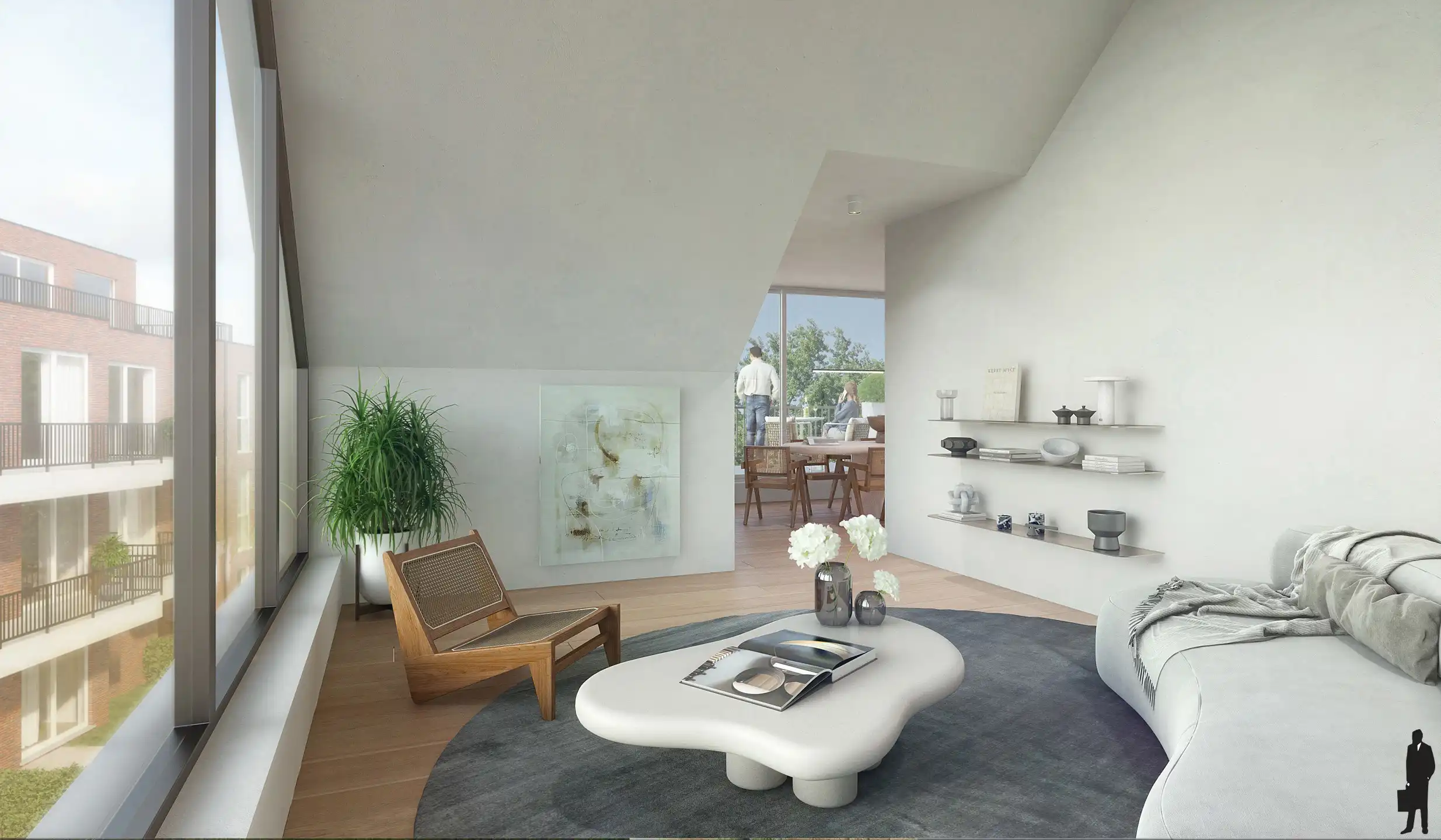 Uniek penthouse met terras van 40m² (ruwbouw bijna afgerond) foto 12