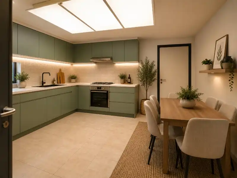 Centraal gelegen  te moderniseren huisje met 2 slaapkamers , overdekt terrasje en klein ateliertje. Via A. I. hebben we alvast wat verbouwings/inrichtings- ideetjes laten maken om te tonen wat mogelijk is... foto 5