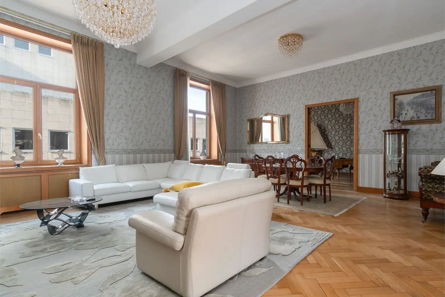 Riant appartement (220m²) met fantastische originele elementen in Residence Maritime met giga terras (35m²) en optionele parking op toplocatie aan de Meir/Handelsbeurs in hartje Antwerpen foto 10