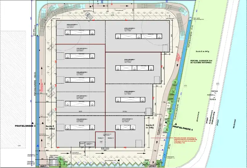 Nieuwbouw KMO-unit 407 m² op topligging in Evergem foto 10