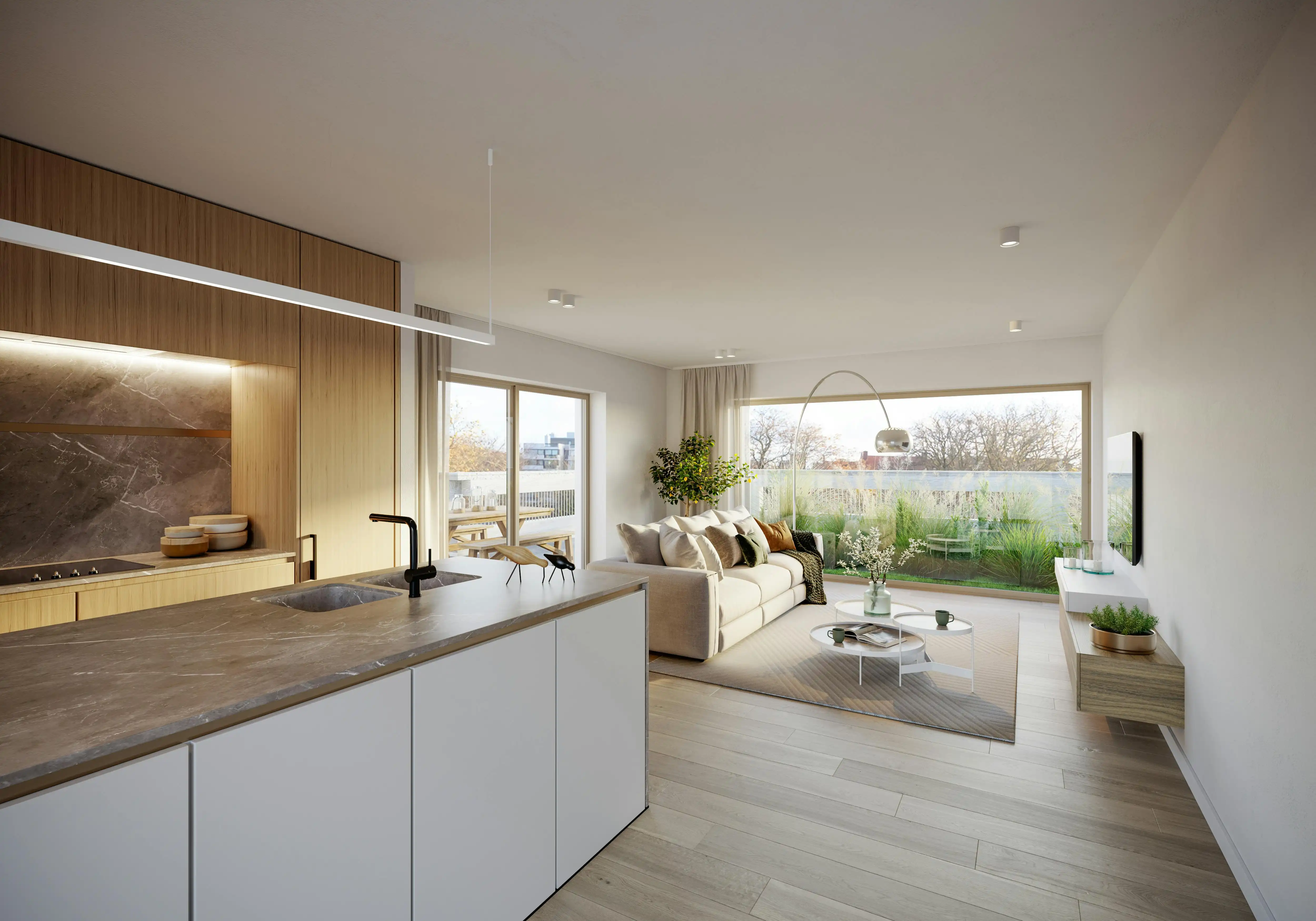 Nieuwbouw appartement met uitzonderlijk uitzicht te Brugge foto 4