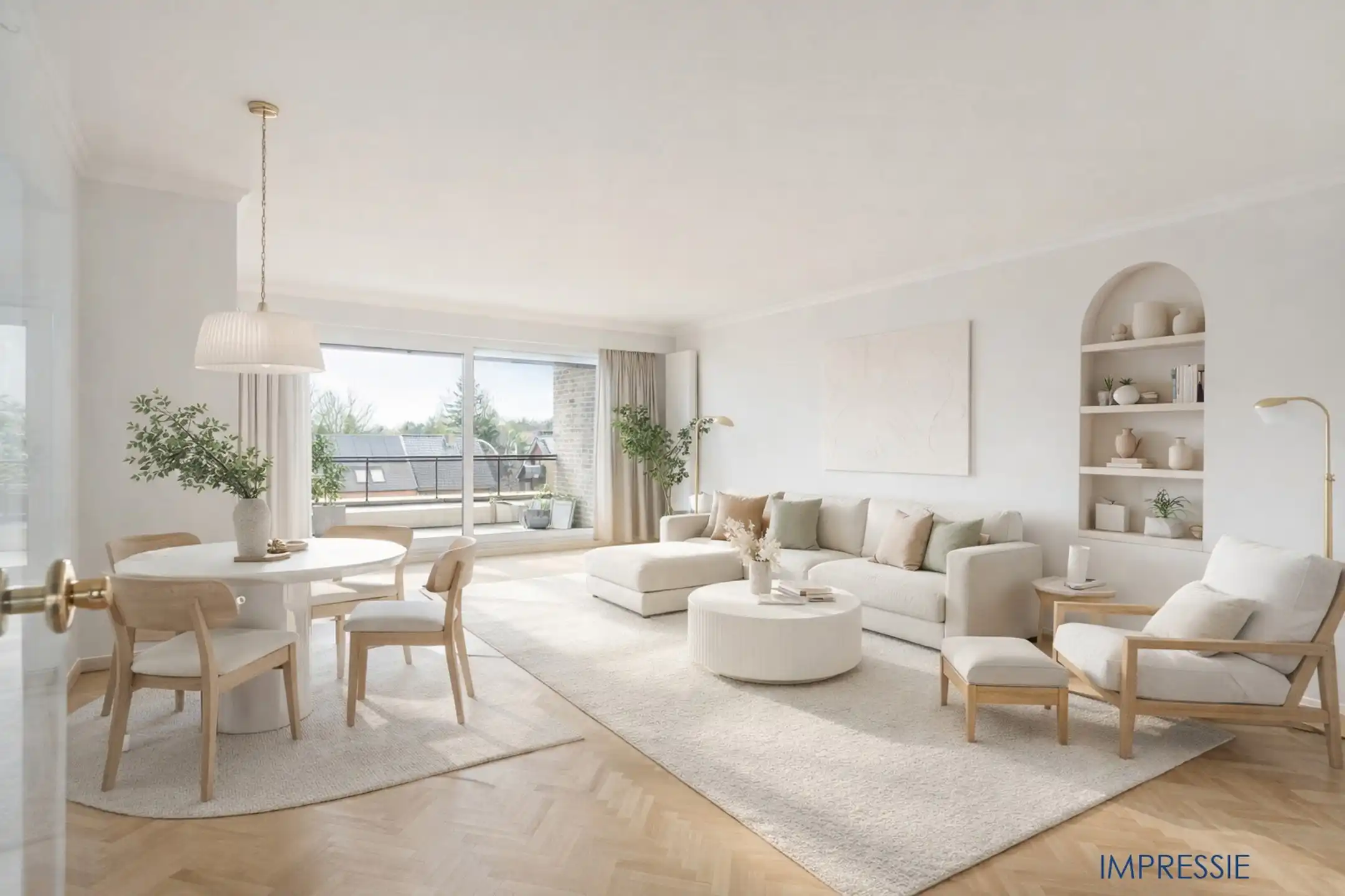 Ruim appartement met 2 slpks, 2 terrassen en staanplaats foto 2